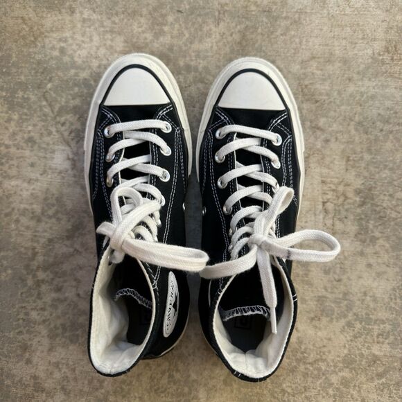 Converse Unisex Chuck 70 Canvas High Top Shoes Classic Black Size M 5.5/W 7.5 - Picture 1 of 8